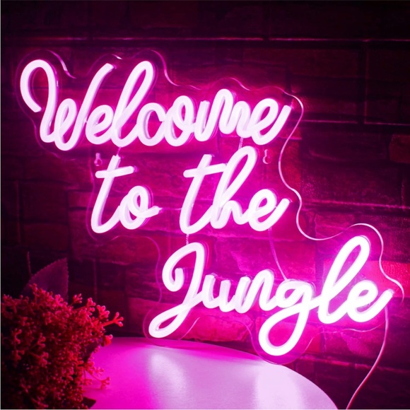 Welcome to Jungle LED Neon Event Wedding/Birthday/Graduation/Babyshower Decor - Picture 7 of 8